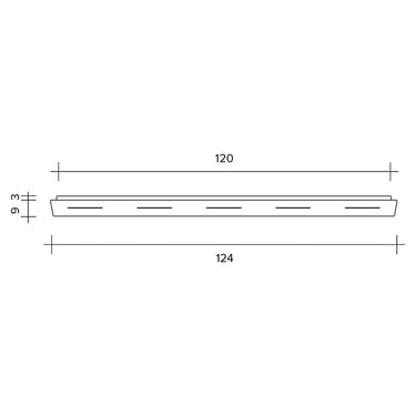 BEBA Montatura Lineare 5 Luci Sforzin illuminazione Accessori Sforzin illuminazione Accessori